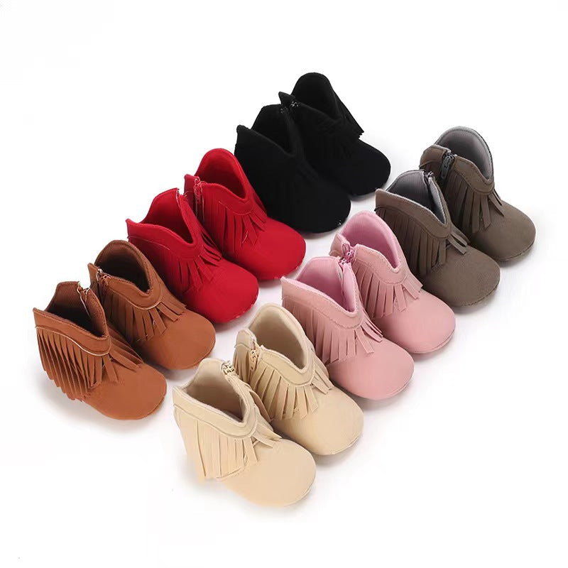 Warm Boys Cowboy Snow Boots - Fesara