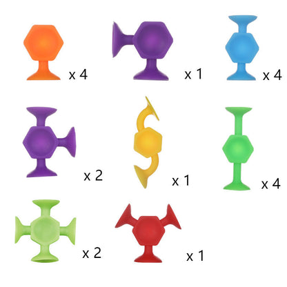 Fun Kids Suction Cup Alphabet and Number Toy