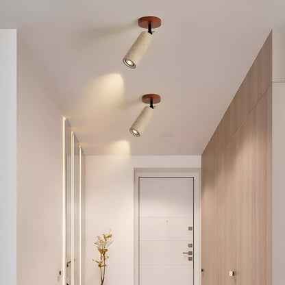 Versatile Wooden LED Wall and Ceiling Light Fixture - Fesara
