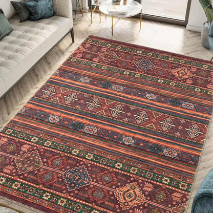Colorful Tribal Pattern Area Rug