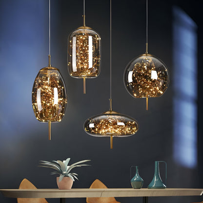 Elegant Glass Modern Pendant Light - Fesara
