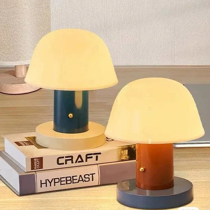 Compact Mushroom Shaped Desk Lamp