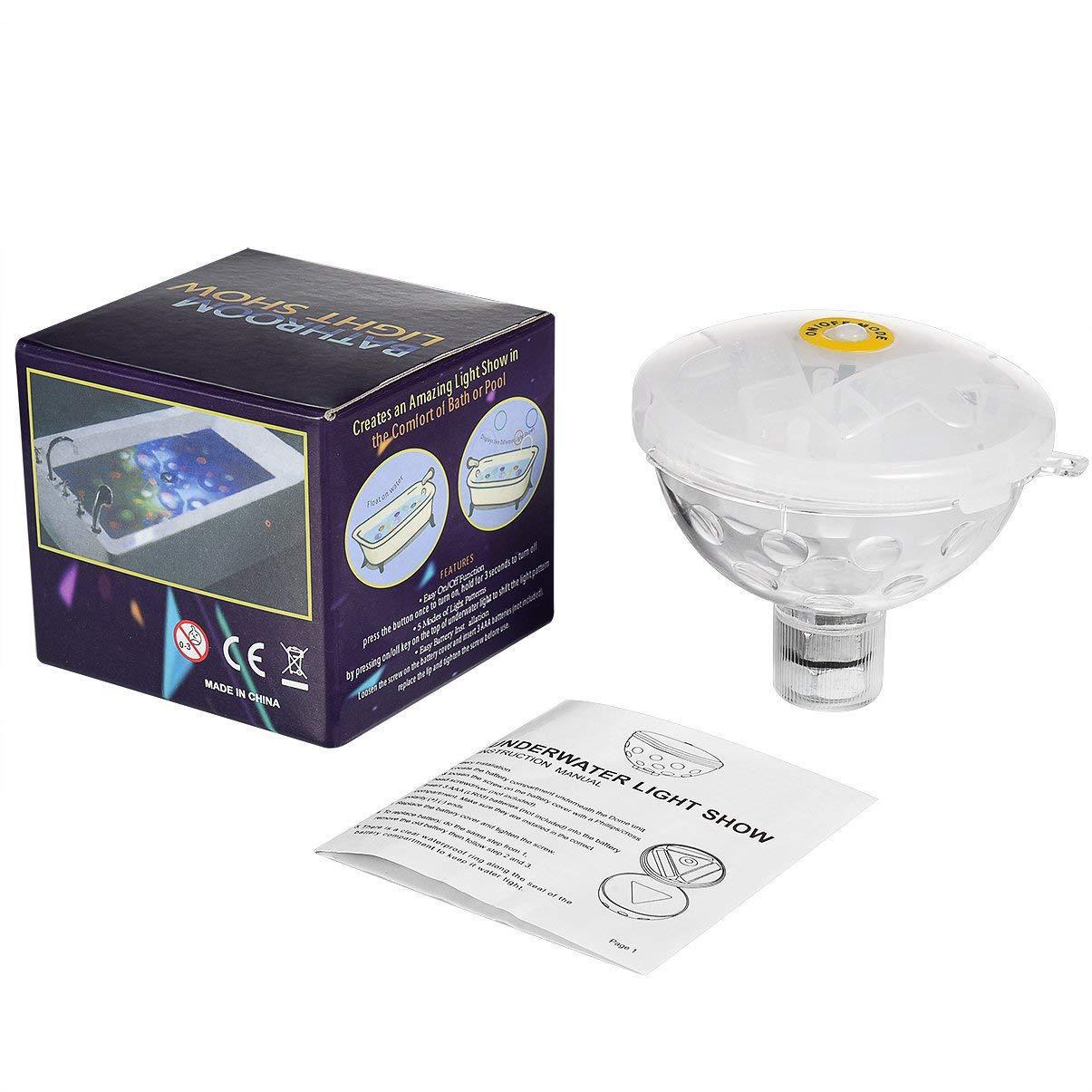 Bright Baby Bath LED Pool Light Color Changing Fountain