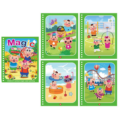 Colorful Kids Water Paint Activity Book