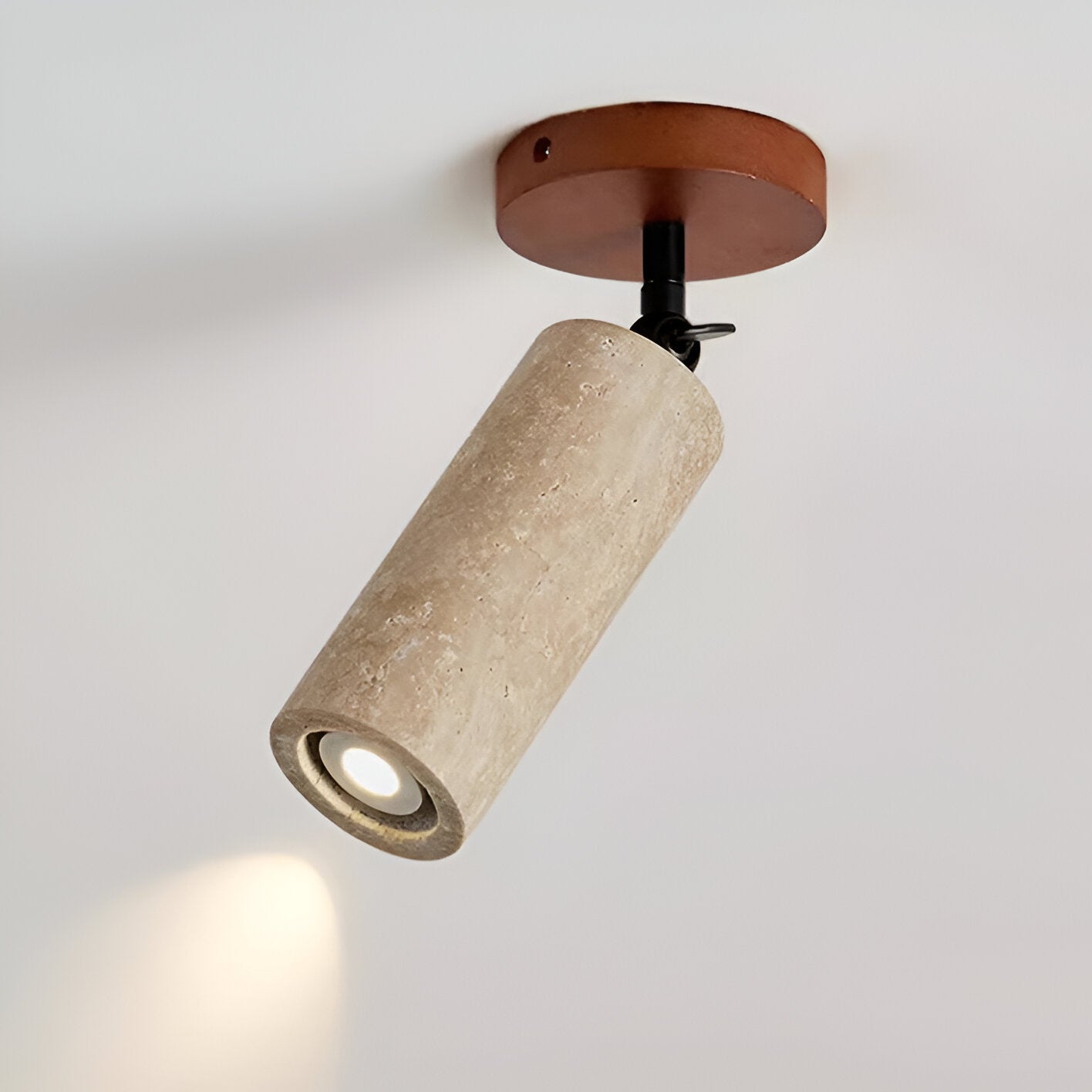 Versatile Wooden LED Wall and Ceiling Light Fixture