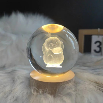 Shining Lunar Glass Orb