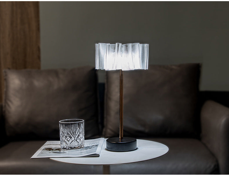 Folded Metal Portable Desk Lamp