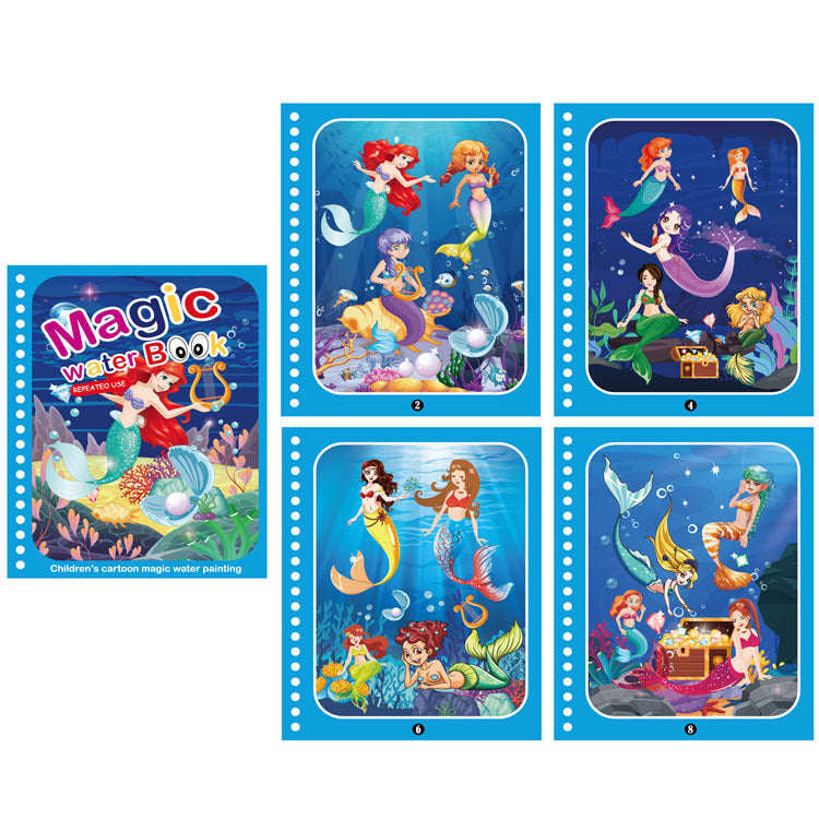 Colorful Kids Water Paint Activity Book