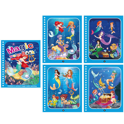 Colorful Kids Water Paint Activity Book