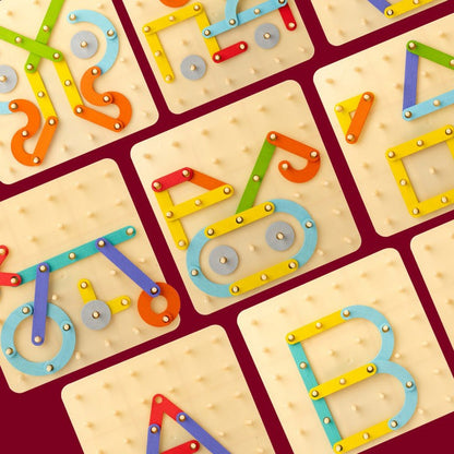 Educational Wooden Geometry Board