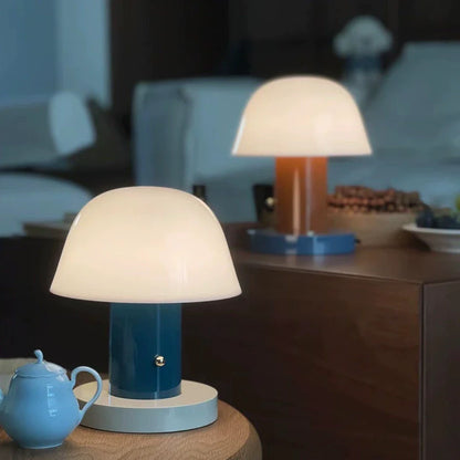 Compact Mushroom Shaped Desk Lamp
