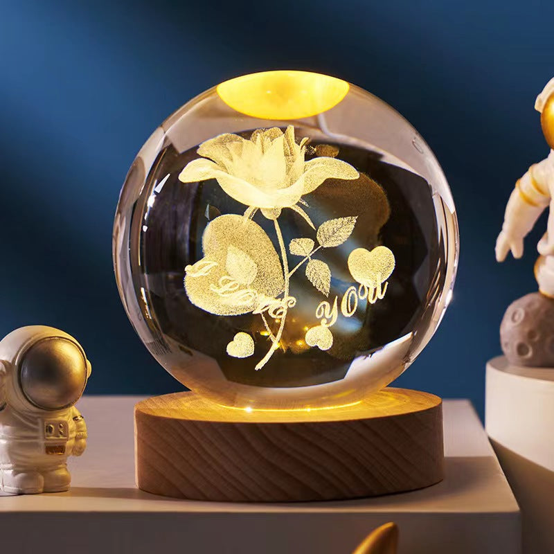 Shining Lunar Glass Orb