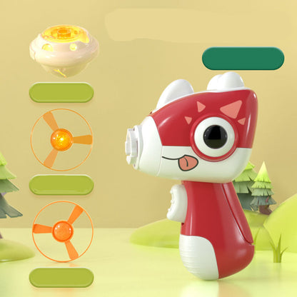 Fun Dino Spin Top And Flying Disc Set