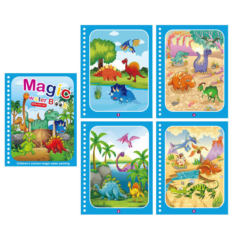 Colorful Kids Water Paint Activity Book