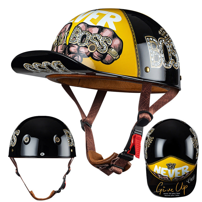 Tough Motorcycle Bike Helmet Cap