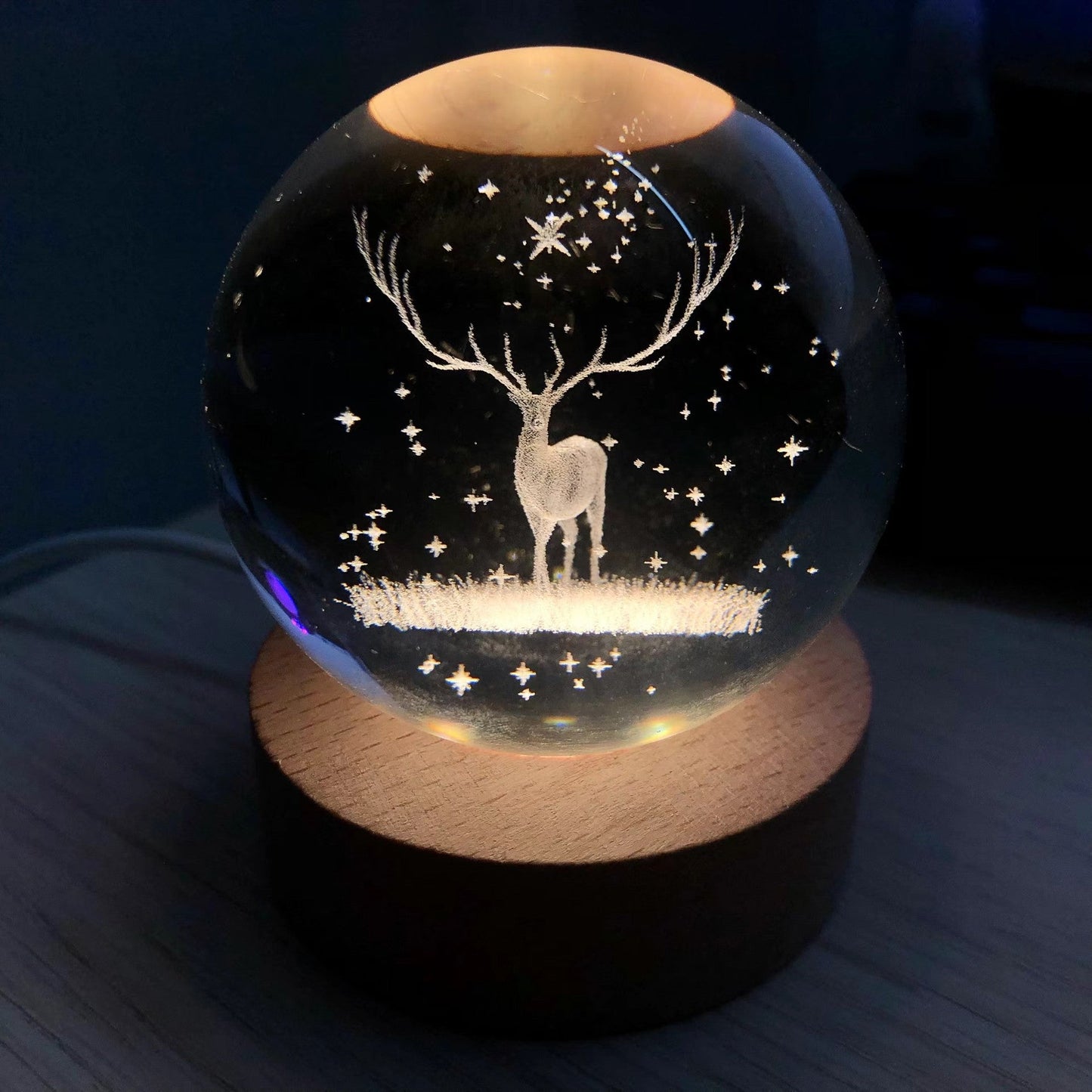 Shining Lunar Glass Orb