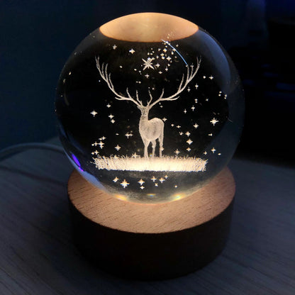 Shining Lunar Glass Orb