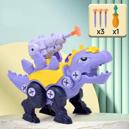 Fun Dinosaur Toy Set with Suction Blaster