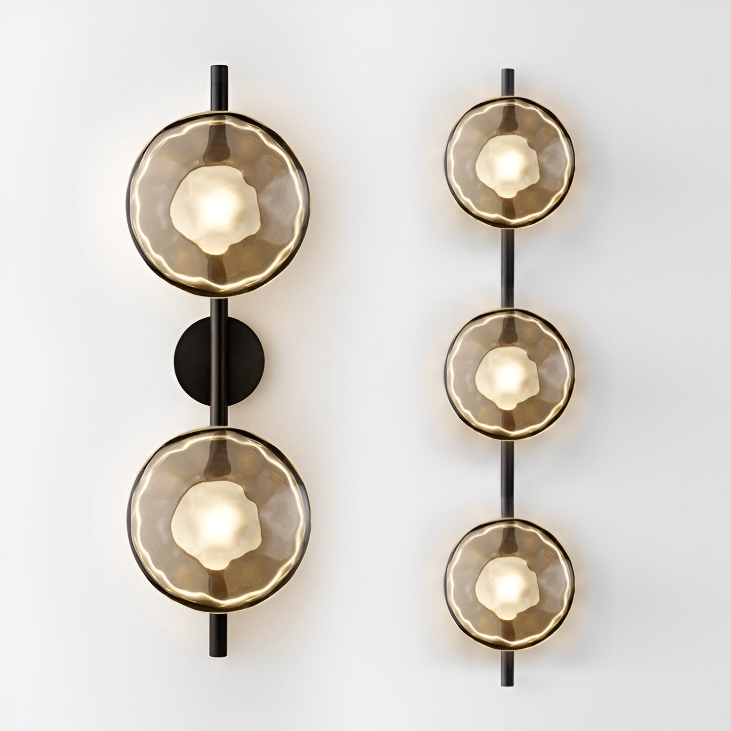 Round Glass Modern Wall Light