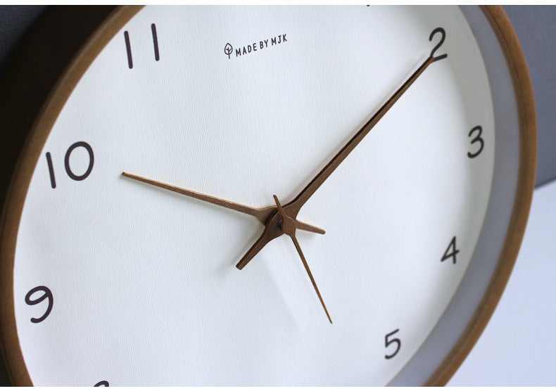 Natural Wooden Wall Clock