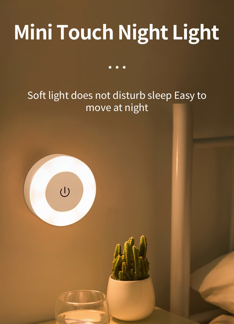Automatic Dimmable LED Bedside Lamp