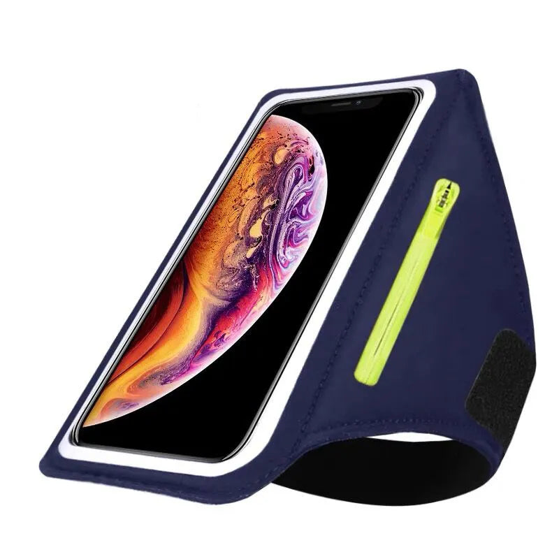 Sports Armband Phone Case with Earbud Pocket