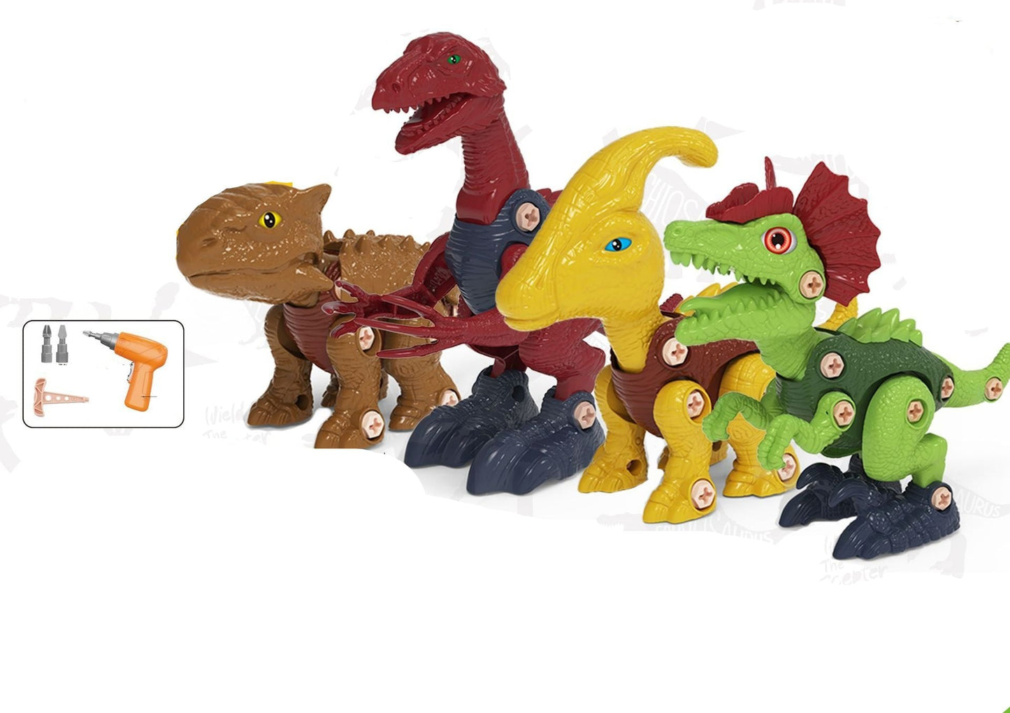 Fun Kids Dino Building Toy Set