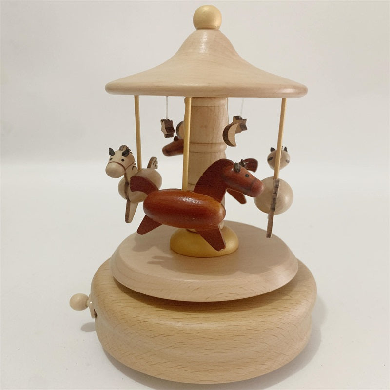 Unique Handcrafted Wood Musical Box - Fesara
