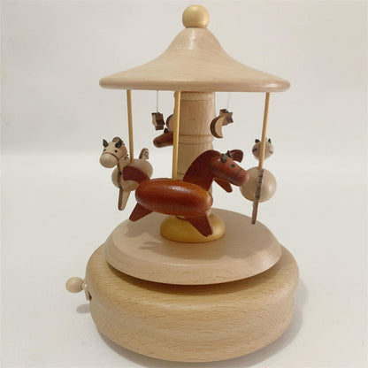 Unique Handcrafted Wood Musical Box - Fesara