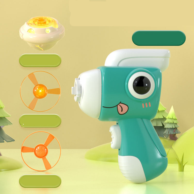 Fun Dino Spin Top And Flying Disc Set - Fesara