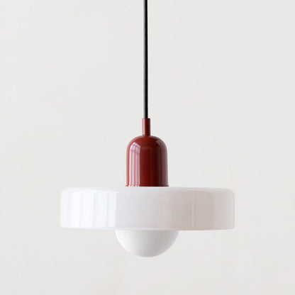 Colorful Glass Pendant Lamp for Modern Dining Rooms