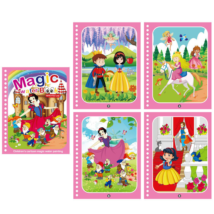 Colorful Kids Water Paint Activity Book