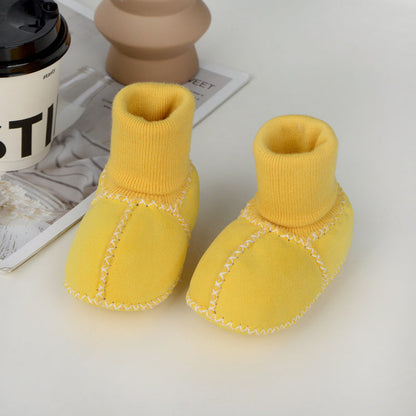 Cozy Infant Booties with Soft Fleece Lining