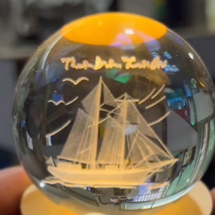 Shining Lunar Glass Orb
