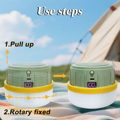 Portable LED Solar Powered Camp Light