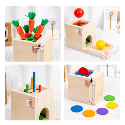 Colorful Wooden Block Stack Toy