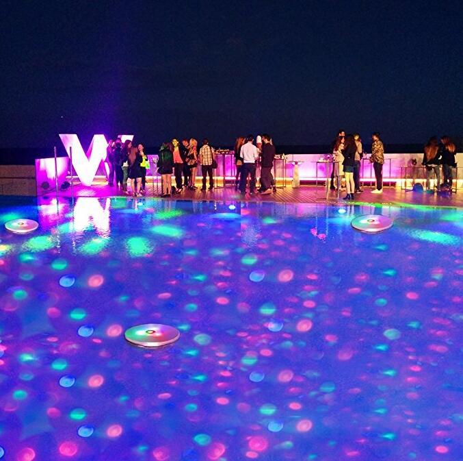 Colorful Solar Powered Pool Float Light Decoration
