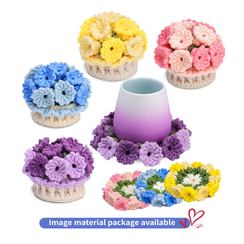 Colorful Floral Coasters Set