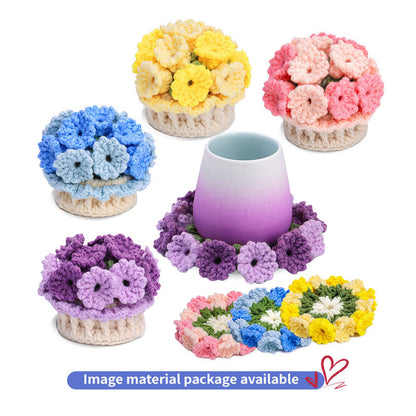 Colorful Floral Coasters Set
