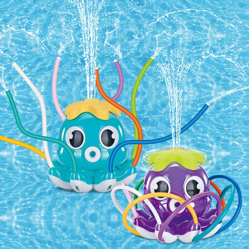 Colorful Octopus Kids Sprinkler Toy