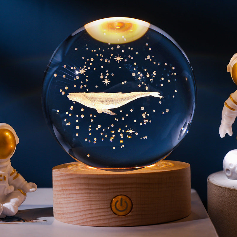 Shining Lunar Glass Orb