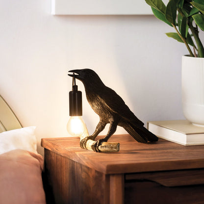 Compact Bird themed Desk Table Lamp for Bedroom