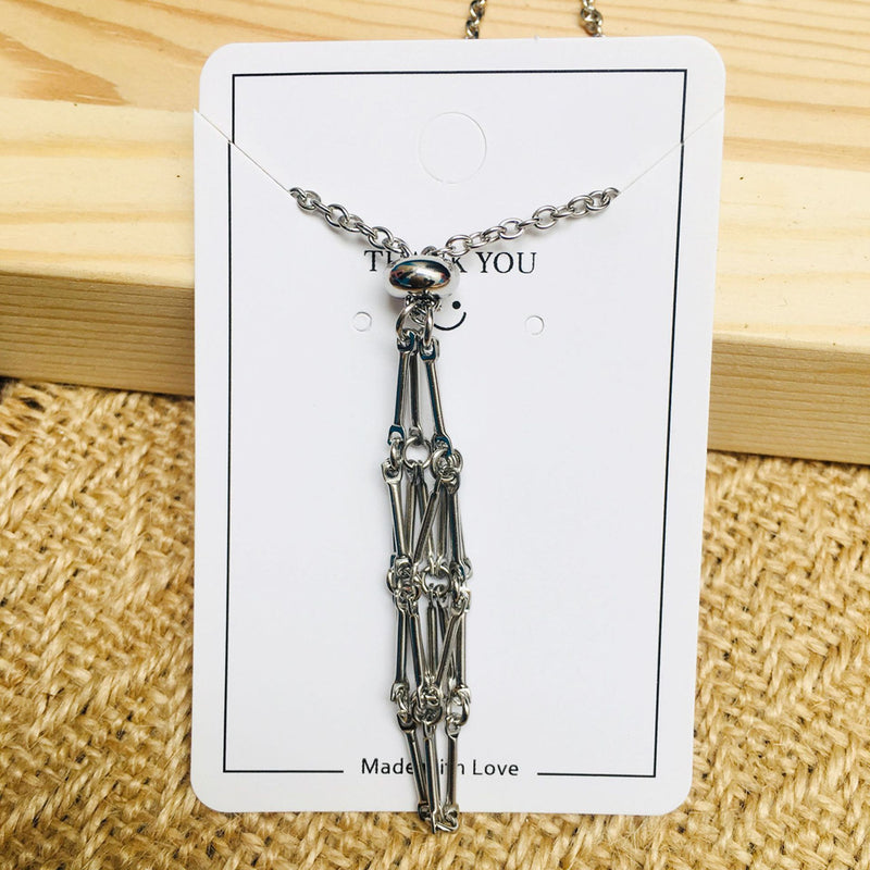 Sparkling Gemstone Crystal Pendant Necklace