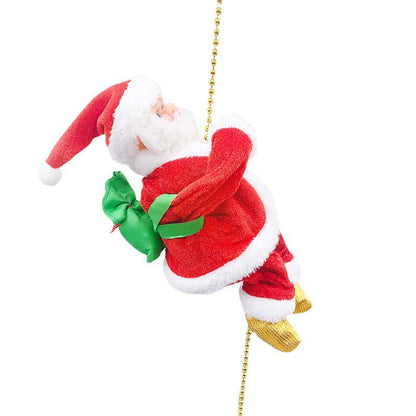 Fun Christmas Climbing Santa Toy