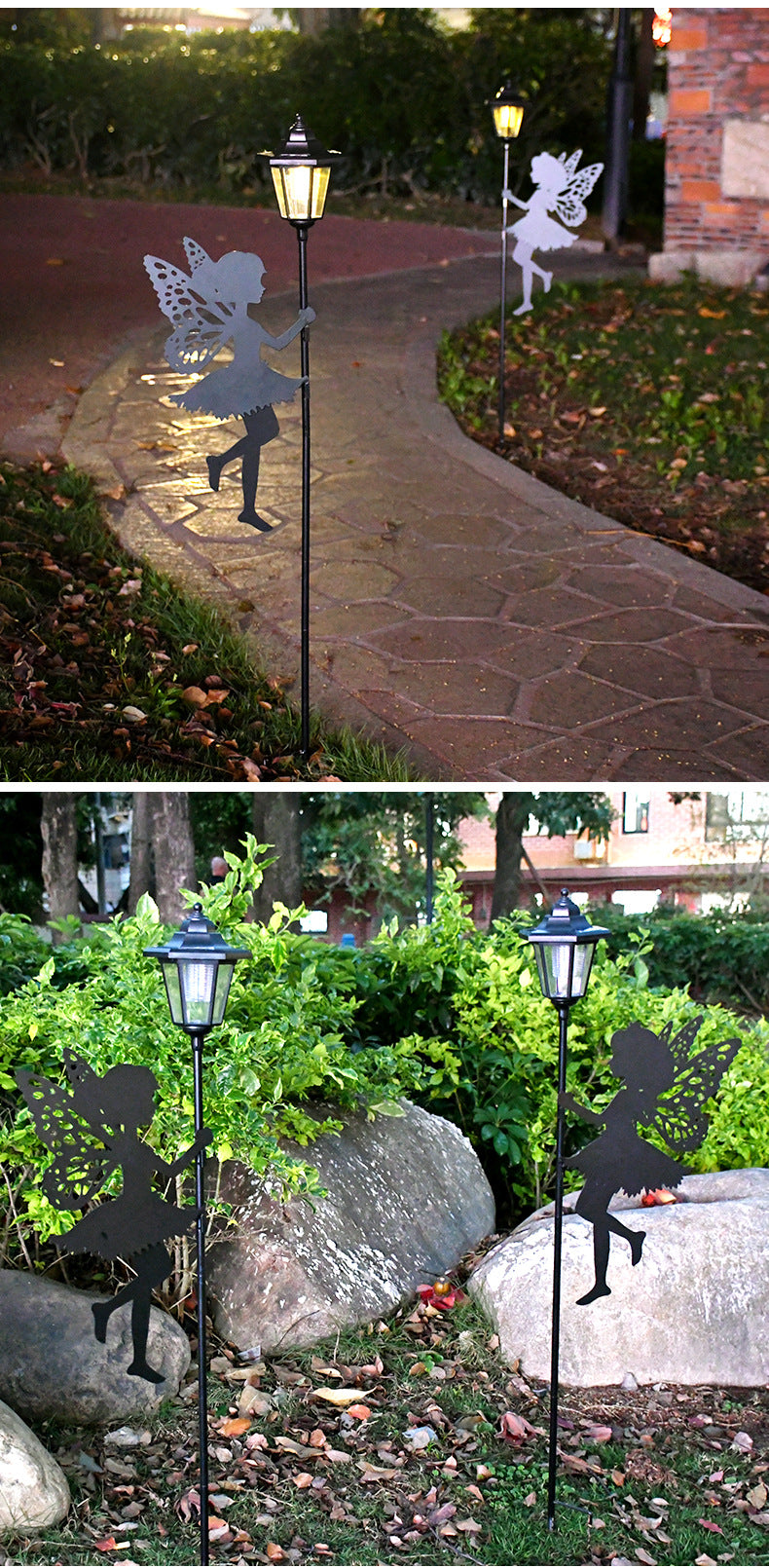 Bright Solar Powered Garden Lamp, Waterproof Outdoor Decor Light