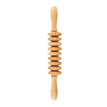 Pro Massage Wooden Roller Kit for Body Relaxation