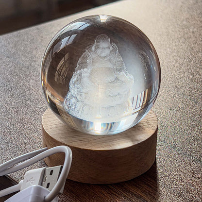 Shining Lunar Glass Orb