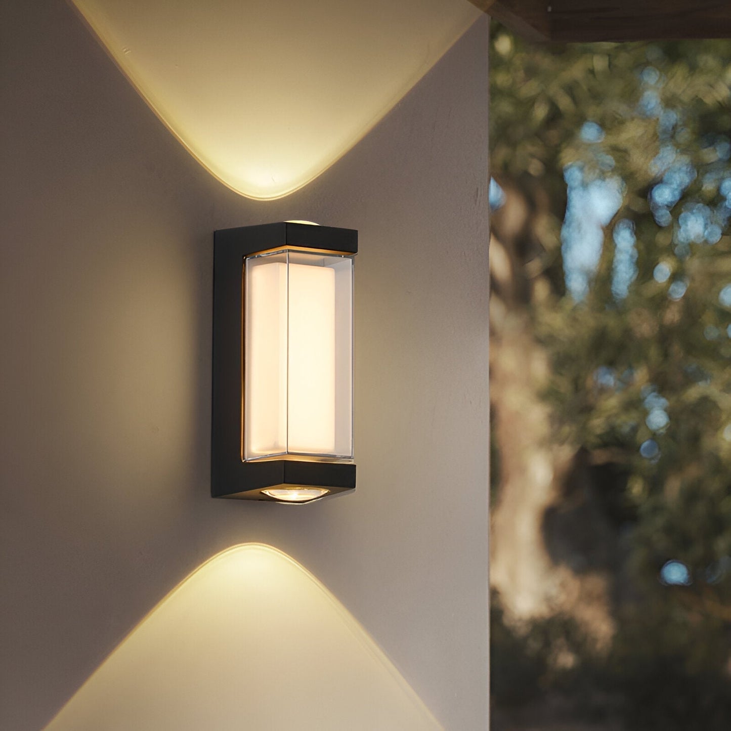 Simple Modern Outdoor LED Wall Sconce Light