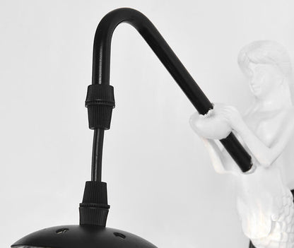 Classic Coastal 1-Light Glass Wall Lamp