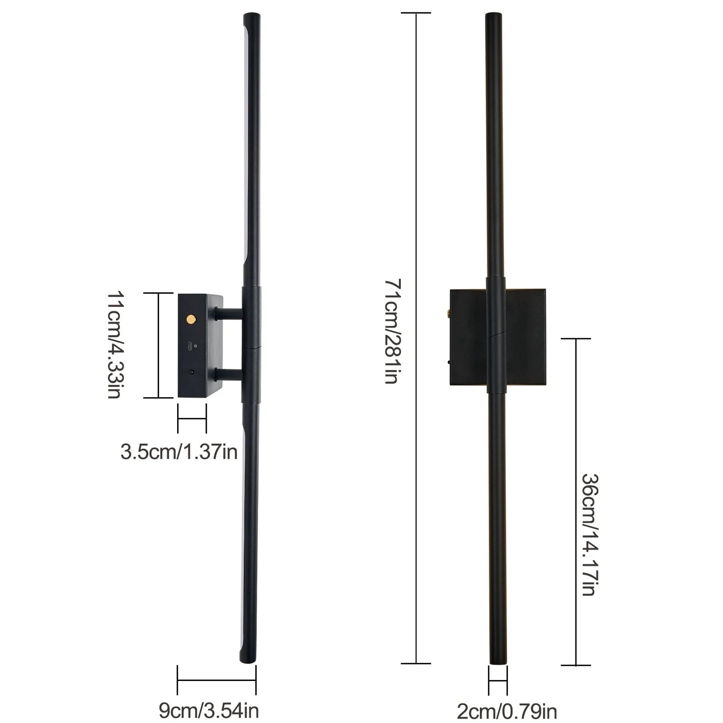 Easy Plug Dimmable LED Wall Lamp